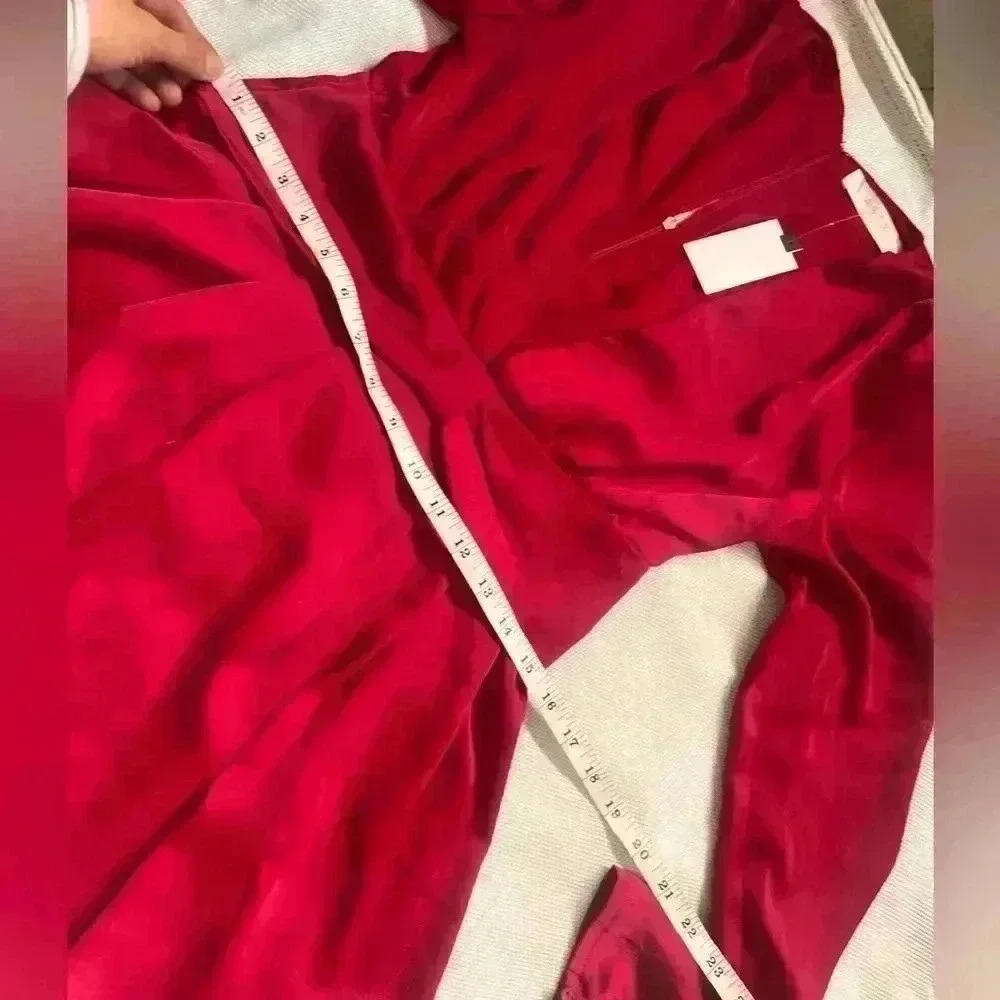 NWT ASTR THE LABEL Red Satin Romper - Picture 5 of 7